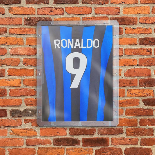 AstroTeka® Teca Espositiva in Plexiglass per Maglie Sportive – Cornice da Parete o Banco