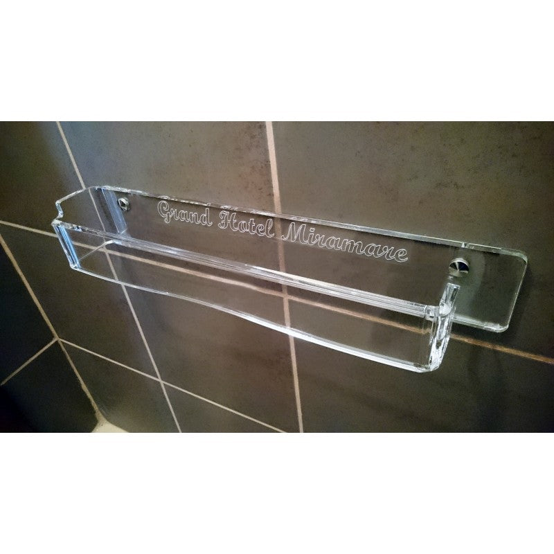 Porta Asciugamano da Parete in Plexiglass Trasparente – Portasalviette Moderno per Bagno e Cucina