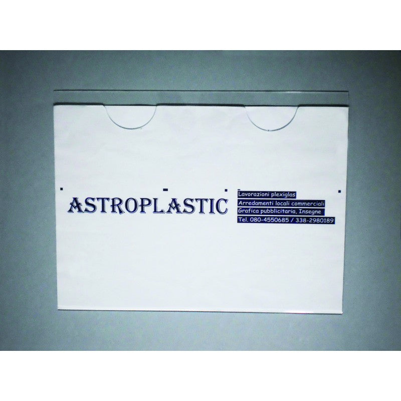 A4 Transparent Plexiglass Photo and Document Holder – Vertical or Horizontal Wall Display
