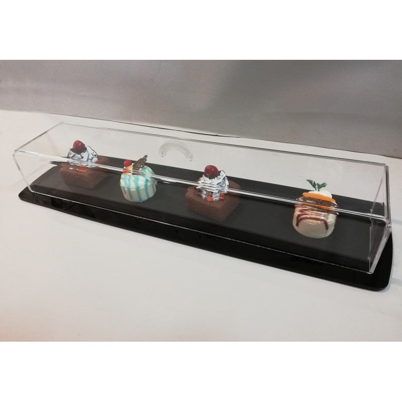 Contenitore in Plexiglass con Coperchio Salvafreschezza – Espositore Alimentare da Banco