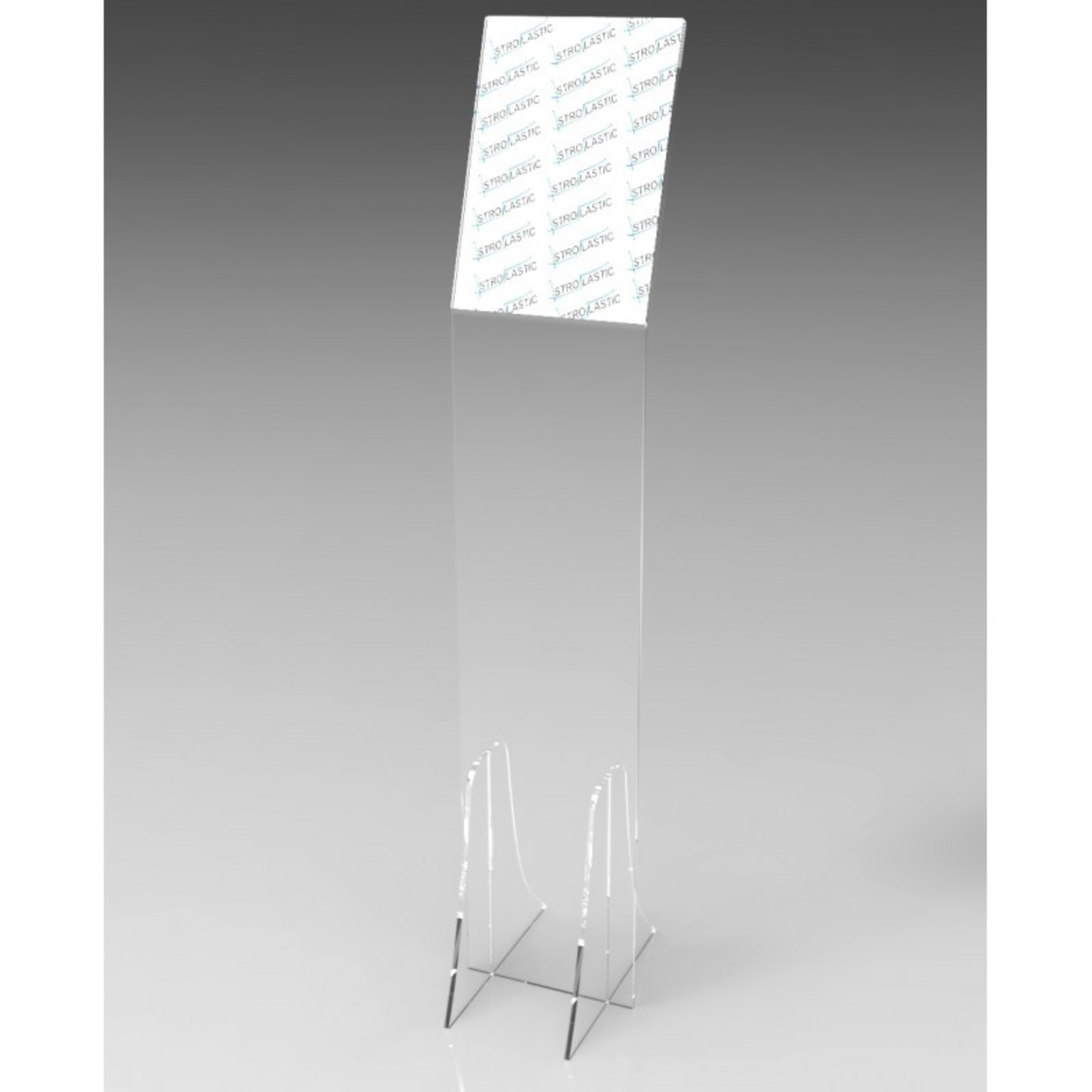 Leggio da Terra in Plexiglass Formato A5 – Espositore Monofacciale per Listini, Depliant, Foto e Avvisi