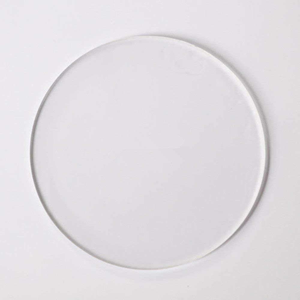 Disco in plexiglass trasparente 3 mm Taglio Laser Tondo cerchio Ø da 15 a 90 cm (Diametro cm 40)