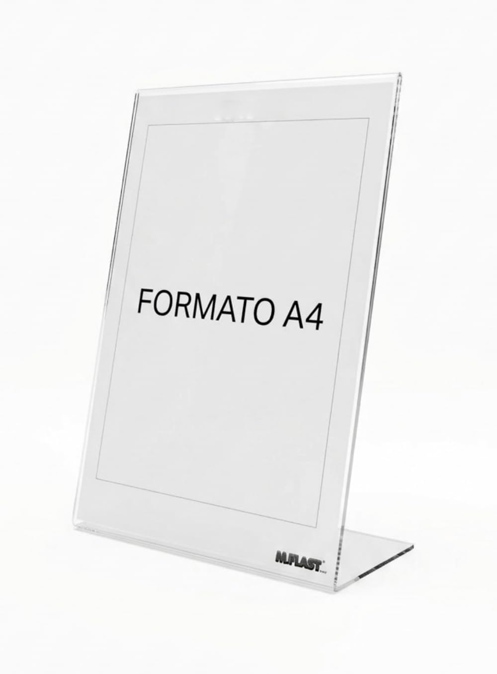 Plexiglass-acrylic tabletop-desk brochure holder display