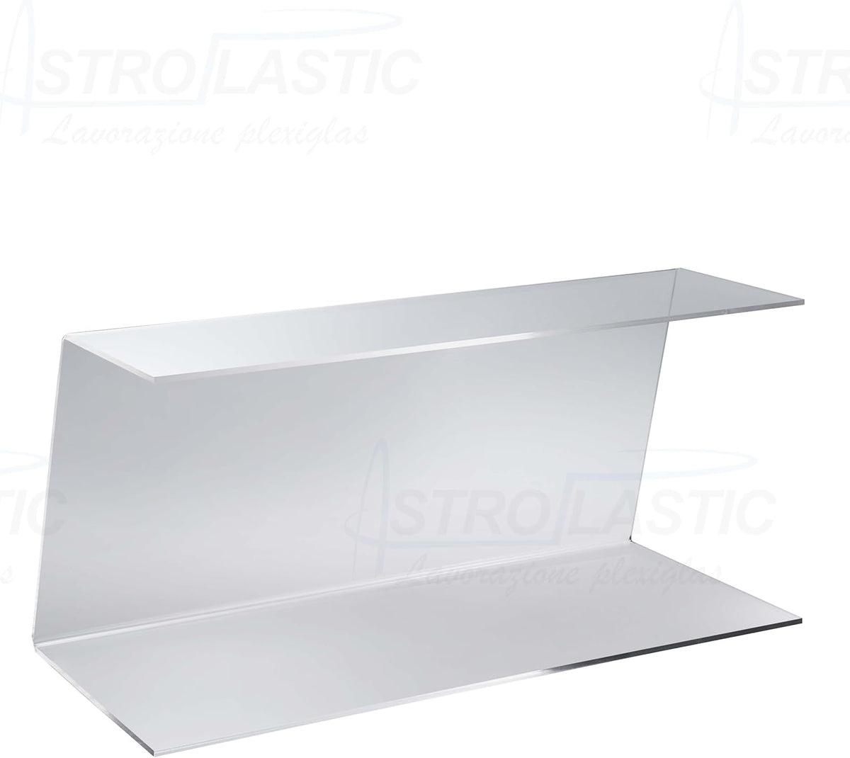 Écran de protection alimentaire en plexiglas transparent – Vitrine pare-postillons pour comptoirs de bars, pâtisseries et commerces alimentaires