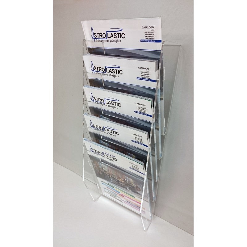 Espositore Porta Fogli A4 in Plexiglass – Da Banco e Da Parete | Vari Modelli