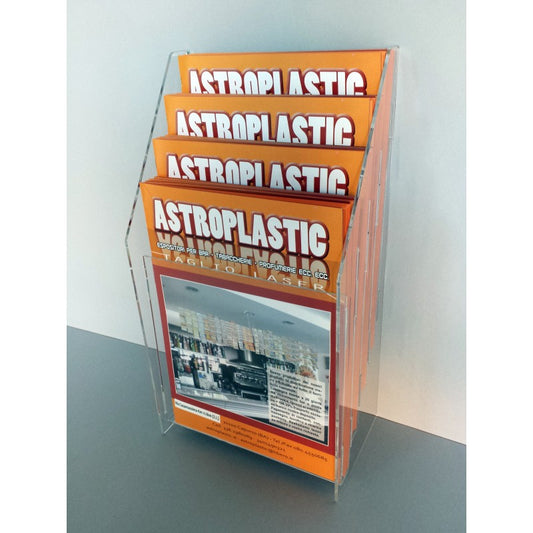 Espositore Porta Fogli A4 in Plexiglass – Da Banco e Da Parete | Vari Modelli