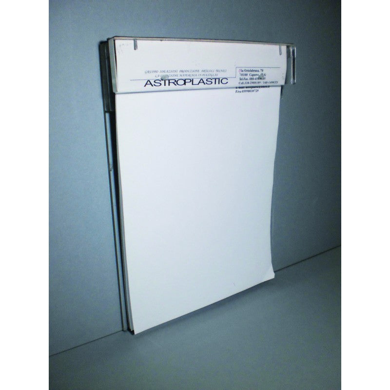 A4 Plexiglass Sheet Holder with Snap Opening – Wall-Mounted Newsletter Holder for Notices, Communications, and Documents