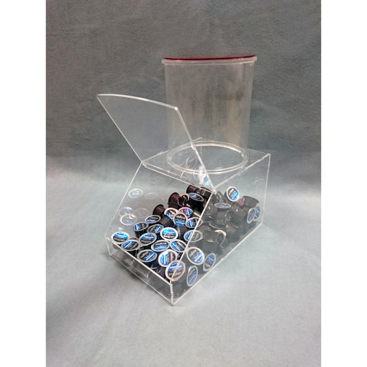 Espositore Silos Dispenser in Plexiglass per Caramelle, Taralli, Biscotti, Capsule e Cialde Caffè