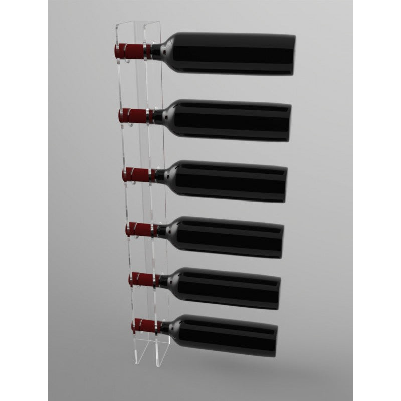 Portabottiglie da Parete in Plexiglass per Vino – Vari Modelli | Espositore da Muro