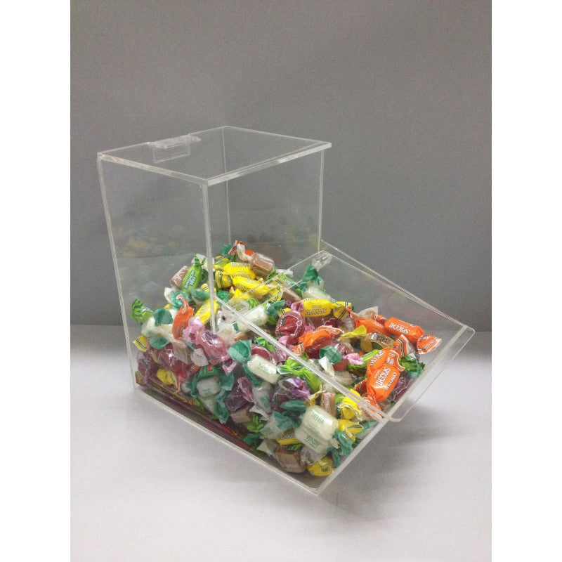 Contenitore Porta Caramelle a Silos in Plexiglass – Espositore Alimentare da Banco