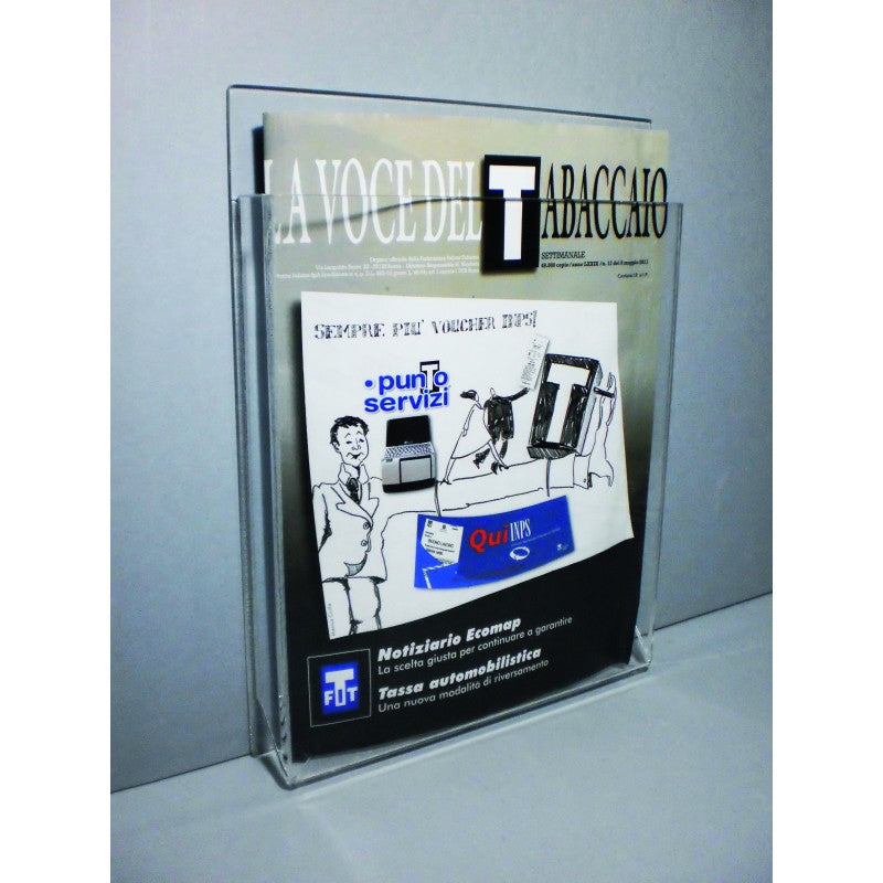 Espositore Porta Fogli A4 in Plexiglass – Da Banco e Da Parete | Vari Modelli