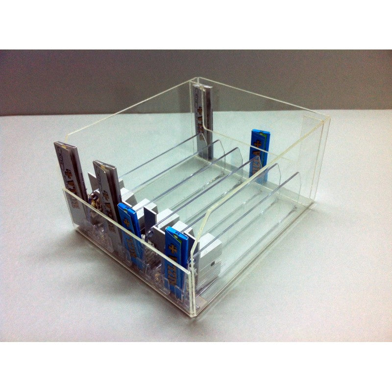 Plateau in Plexiglass con Spingipacchetti – Espositore da Banco | Vari Modelli