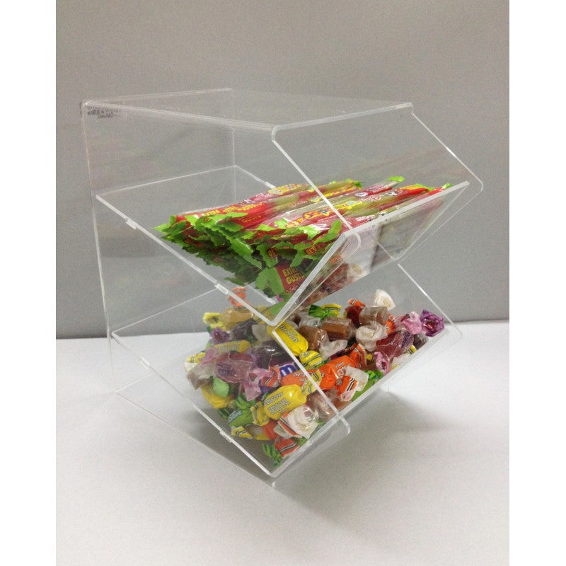 ontenitore da Banco in Plexiglass per Caramelle, Snack, Gomme e Dolci – Espositore Professionale Disponibile