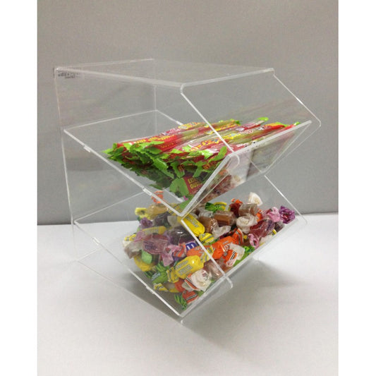 ontenitore da Banco in Plexiglass per Caramelle, Snack, Gomme e Dolci – Espositore Professionale Disponibile