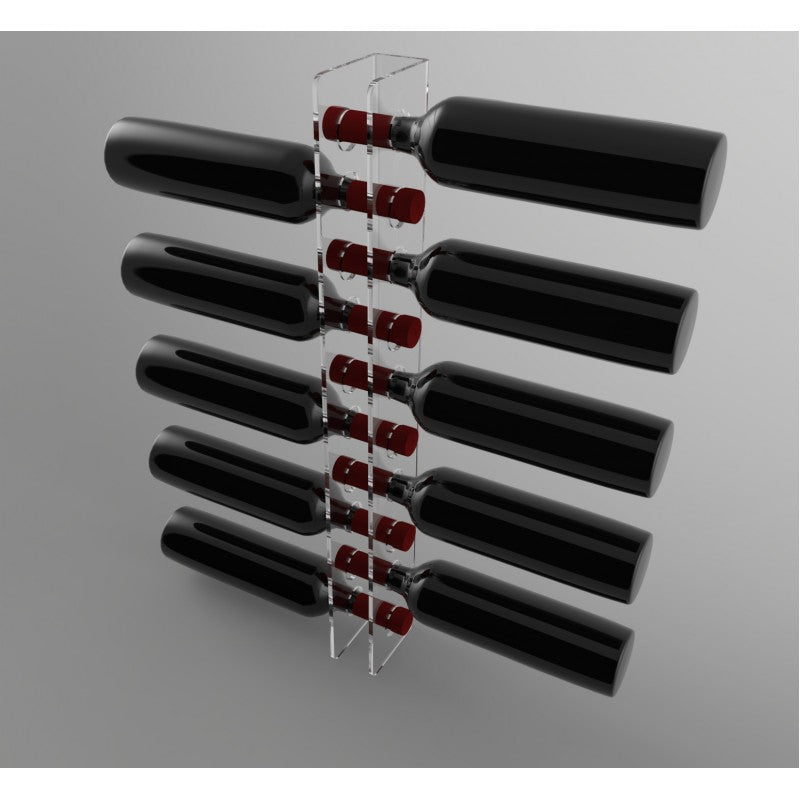 Portabottiglie da Parete in Plexiglass per Vino – Vari Modelli | Espositore da Muro