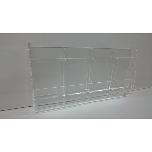 Espositore Salvaspazio in Plexiglass con 8 Tasche Miste – Porta Schede, Depliant, Biglietti e Documenti