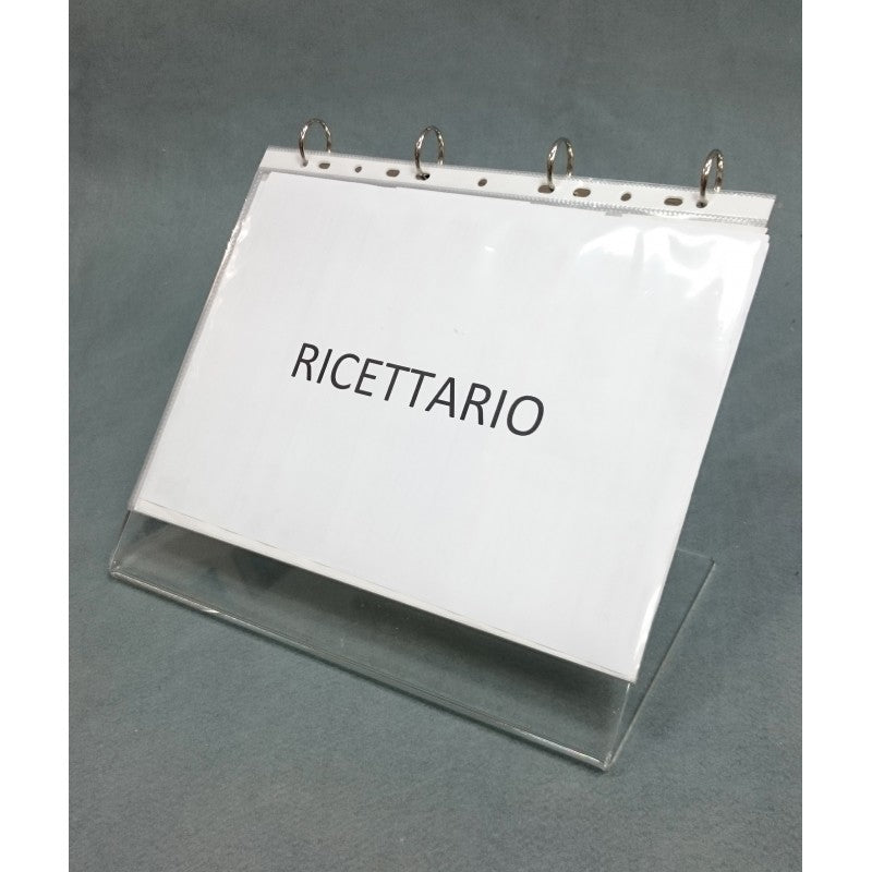 Plexiglas-Ringordner für A4-Blätter – Rezeptordner, Handbücher, Menüs und Dokumente