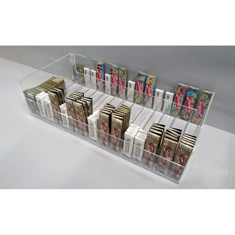 Plateau in Plexiglass con Spingipacchetti – Espositore da Banco | Vari Modelli