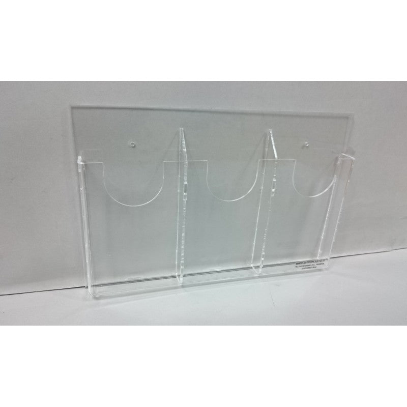 Contenitore Orizzontale in Plexiglass – Porta Schede, Depliant, Biglietti e Documenti