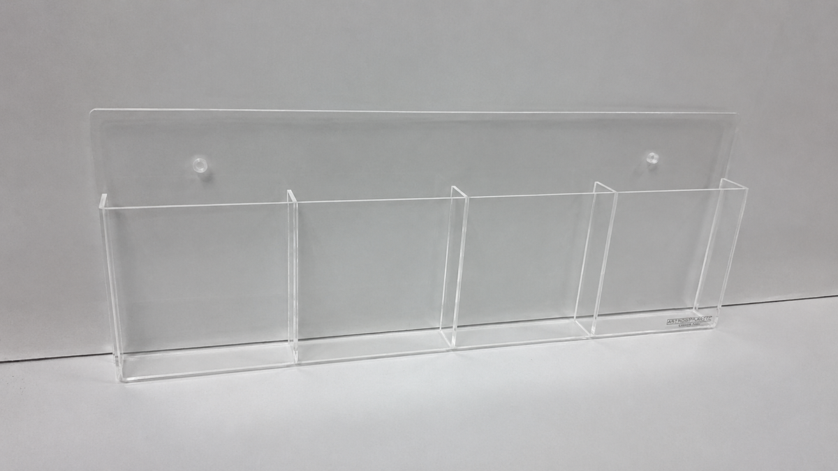 Contenitore Orizzontale in Plexiglass – Porta Schede, Depliant, Biglietti e Documenti
